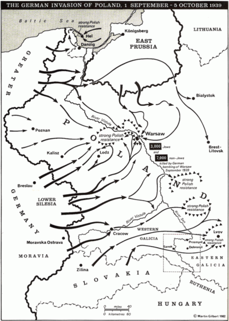 "Atlas of The Holocaust" by Martin Gilbert, Map 26.